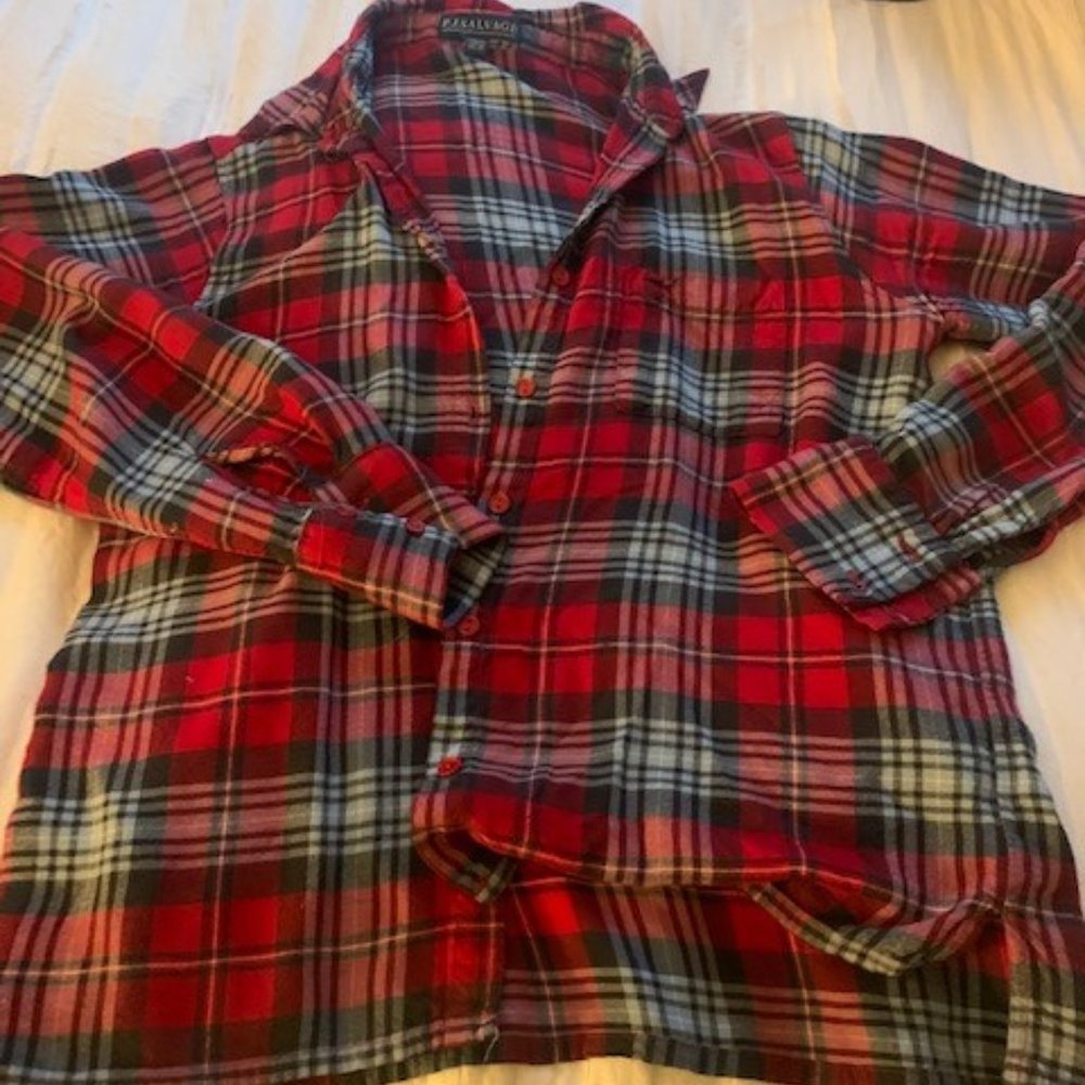 PJ Salvage Flannel shirt! SOFT!!! Small